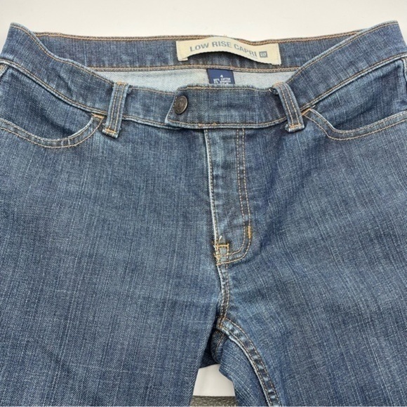 GAP Vintage Jeans Y2K Low Rise Capri Jeans 2003 Size 4 straight leg Tab waist - Picture 8 of 10